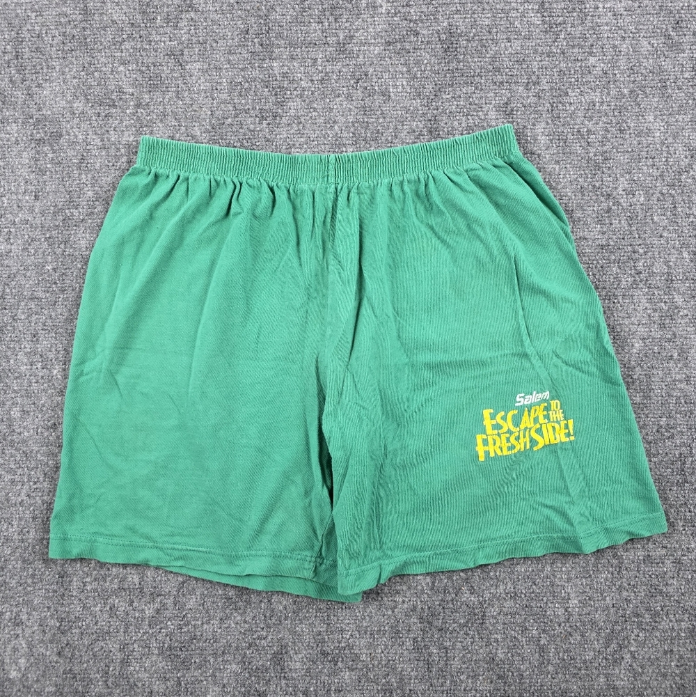 Vintage 90s Salem Green Shorts XL Unisex Mid Rise 6.5” USA
